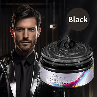 Temporary Hair Color Wax Washable Styling Wax - Mix Your Own Colours for Halloween, Carnival, Mardi Gras, Festival & Party, Easy to Apply & Wash Out, Fun Hair Dye for Men Women & Kids