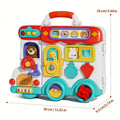 54-in-1 Musical Activity Busy Board Baby Toys for Toddler 236.22inch+, Sensory Toys Bilingual Learning Toy for Babies, Kids Educational Toys Gift Is Suitable for Both Boys And Girls. Baby Toys 6 to 12 Months.