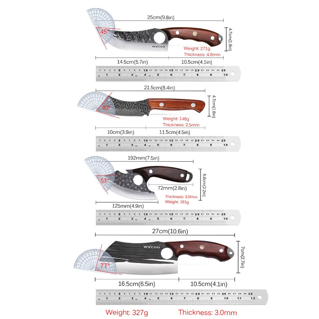 2/4pcs Stainless Steel Knife Boning Knife Sharp Fruit Knives Chef Kitchen Knife Ideal for Home Use Ideal for Cooking Ideal for Women'S Kitchen Gifts