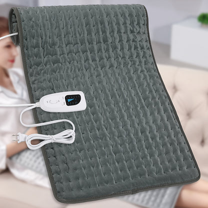 XXL Heating Pad with 6 Heat Levels – 24"x12" or 33"x17", Heats to 140°F, Auto Shut-Off, Machine Washable, Ultra-Soft Flannel for Back, Shoulder, Knee & Neck Pain Relief | ShopVora CA