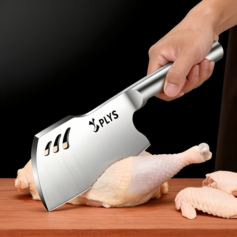 1pc Sharp Kitchen Knife, Professional Chef Knife, Stainless Steel Meat Cleaver Knife, Heavy Shape Butcher Knife For Man, Bone Cleaver Knife, Ergonomic Handle, Suitable For Kitchen, Restaurant, Gift For Men And Women, Best Gift For Dad