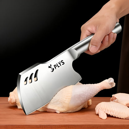 Stainless Steel Meat Cleaver Knife, Heavy Duty Bone Chopper Butcher Knife, Professional Chef Cleaver with Ergonomic Handle, Kitchen & Restaurant Use, Gift for Men & Women