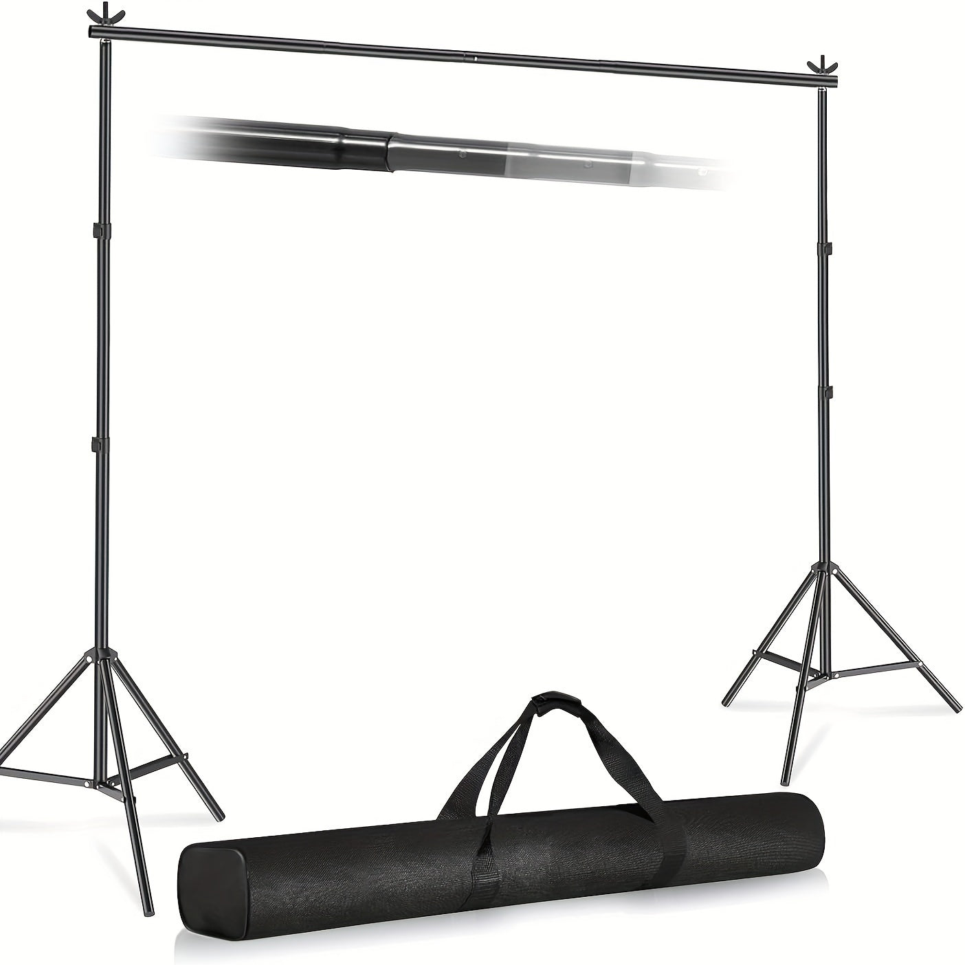 Professional Backdrop Stand Kit with 3 Size Options – 7x10ft, 7.8x10ft & 8.5x10ft Adjustable Photography Background Support System, Portable Studio Stand for Photo Shoots, Streaming, Events & Video Production Canada