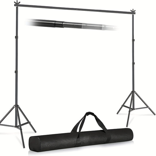 Backdrop Stand 10x7ft (WxH) Photo Studio Adjustable Background Stand Support Kit