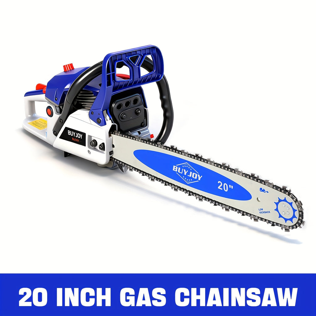 High Performance 20 Inch Gasoline Chainsaw: Designed for Versatility And Strength, Perfect for Various Outdoor Tasks. Provides Cordless Operation And Has The Power to Handle Heavy Cutting Operations