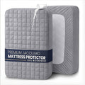 Thicken Waterproof Mattress Protective Cover - Home Fitted Sheet Set The Mattress Topper Fits Tightly to The Bed, for Bedroom, Guest Room, Hotels, Comfortable And Durable, Breathable, for Twin&Full&Queen&King, Christmas&Halloween Gift