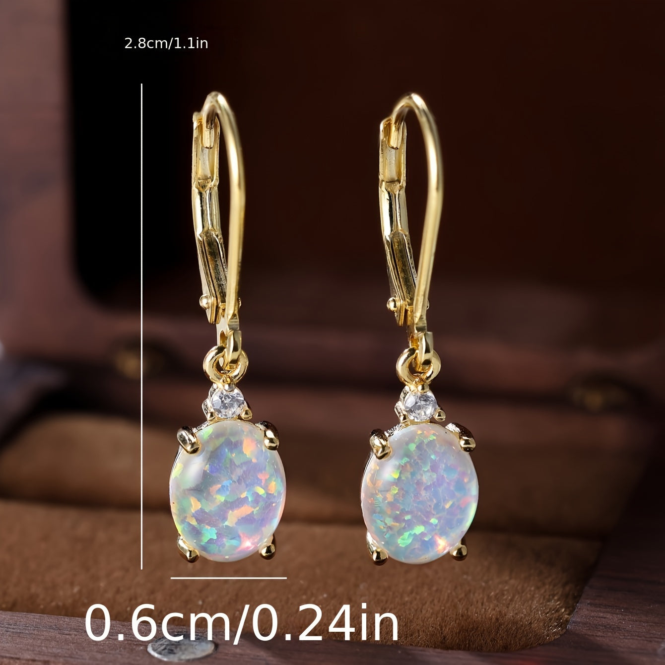 925 Sterling Silvery Opal Pendant Earrings - Daily Wear And Party Multi-color Options - Hypoallergenic, High-quality Fashionable Jewelry Gifts