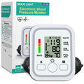 All-in-One Portable Upper Arm Blood Pressure Monitor | Large LCD Display, One-Touch Operation, Voice Reports, Hypertension Alerts, 2x99 Memory, Adjustable Cuff | Home & Travel Essential, Ideal for Seniors, Pregnant Women, Blood Pressure ManaSynthetic