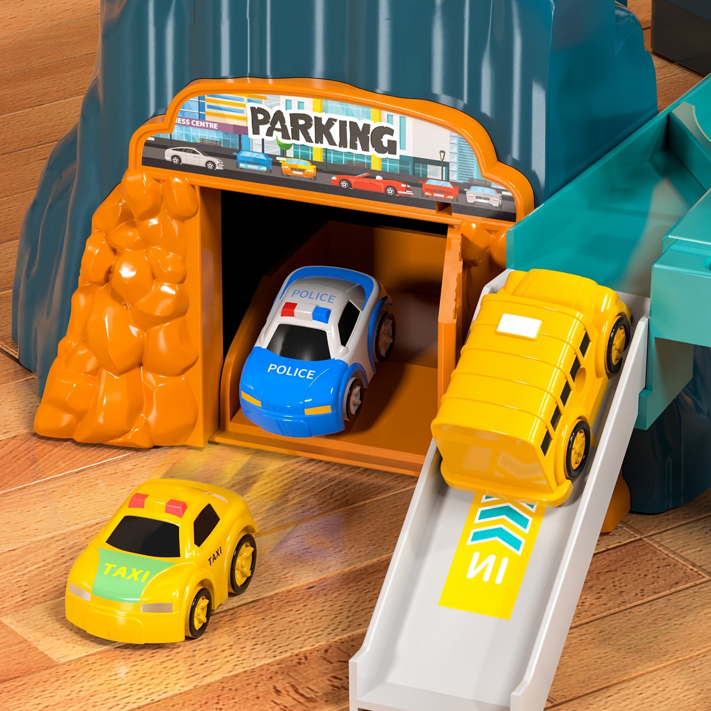 Dinosaur Race Track Toy for Kids with 10 Cars – Car Ramp Track Dinosaur Playset for Boys & Girls, Fun Racing Toy for Toddlers, Best Birthday & Christmas Gift for Kids
