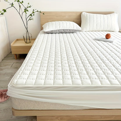 Cooling Waterproof Mattress Cover – Thick Fitted Sheet Style, Multi-Layer Protection, Breathable & Comfortable, Ideal for Bedroom, Guest Room & Hotel, Great Gift for Christmas & Halloween