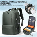 Business Commute Backpack Large Capacity Polyester with 15.6" Laptop & Tablet Compartment, Multiple Pockets & Sturdy Zippers – Durable Travel Bag for Men & Women | ShopVora CA
