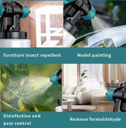 21V Cordless Paint Sprayer Gun 1000ML Container – 4 Nozzle Sizes Multiple Spray Patterns, Ergonomic Handle for Furniture Walls Fences Automotive & DIY Painting Projects, Canada