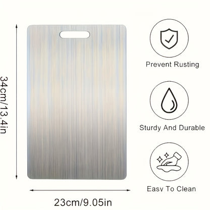 Stainless Steel Cutting Board Set – 1 or 3 Piece BPA-Free Rust-Resistant Chopping Board, Easy Clean Space-Saving Food Prep Kitchen Essential, Housewarming Gift | Canada