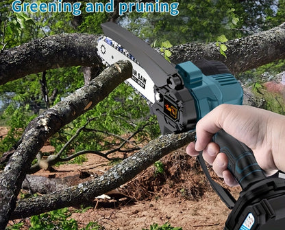 One-Hand Electric Mini Chainsaw Cordless – Portable Handheld Battery Chainsaw for Tree Pruning Branch Cutting Yard & Garden, Upgraded Battery Option with Plastic Storage Box, for Home Outdoor Use