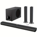 Sound Bars For TV, Smart TV SoundBar Wireless Speaker, Wired & Wireless Sound Bar, Separable Soundbars With ARC/Optical/AUX Connection 32 Inch, With Infrared Remote Control