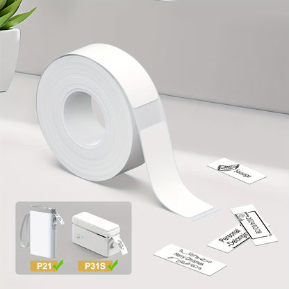 Label Maker Machine with Tape Included, P31S Portable Bluetooth Thermal Printer, Wireless Sticker Labeler with 200+ Templates, for Office Home Kitchen School Organization – iOS & Android