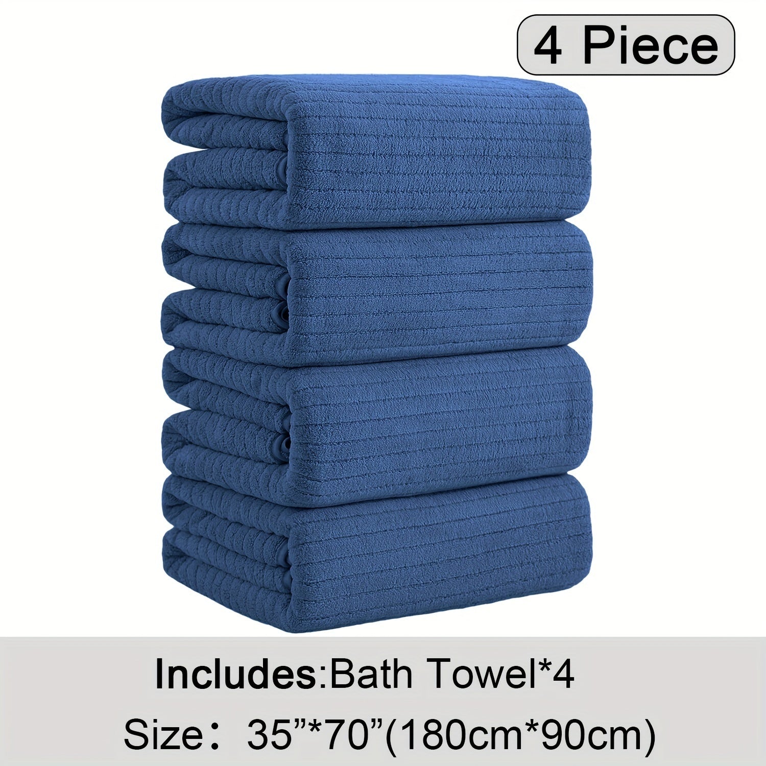 Extra Large Bath Towel Set 35x70in – Super Absorbent Quick-Dry Soft Towels for Gym, Hotel & Home | Vibrant Colours, Contemporary Style | 2-Pack & 4-Pack Options | Perfect Gift | ShopVora CA