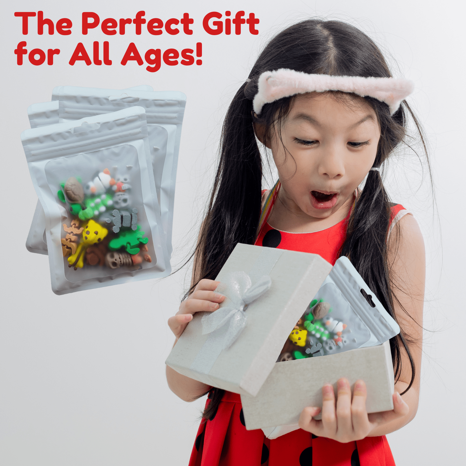 100 PCS Random Mini Fidget Toy Pack – Cute Mixed Animal & Creature Figures • 150+ Unique Models Available • New Styles Added Monthly • Fun for Kids & Adults • Party Favors, Classroom Rewards, Goodie Bags & Collecting