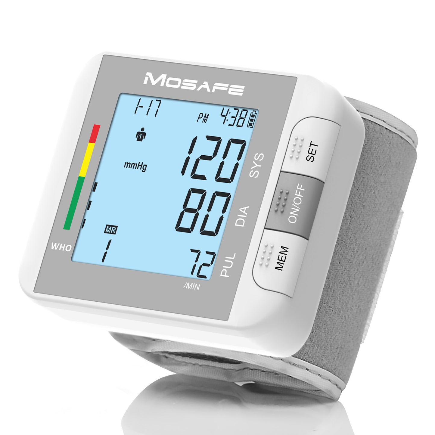 Wrist Blood Pressure Monitor Automatic with Voice Broadcast – Dual User Mode, 198 Memory, Large 2.3" Display, One-Touch Operation, Adjustable Cuff, USB or Battery Powered, Portable BP Machine Canada