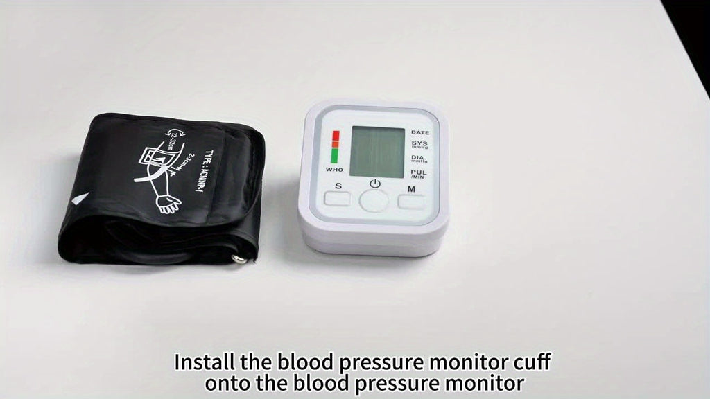Blood Pressure Monitor Upper Arm | Easy To Operate, Adjustable Cuff, 60S Fast Reading, Voice Broadcast, Hypertension Alert, 2×99 Sets Memory, Home And Travel Use, Adult Health Monitor | Battery Excluded, Thanksgiving Deal