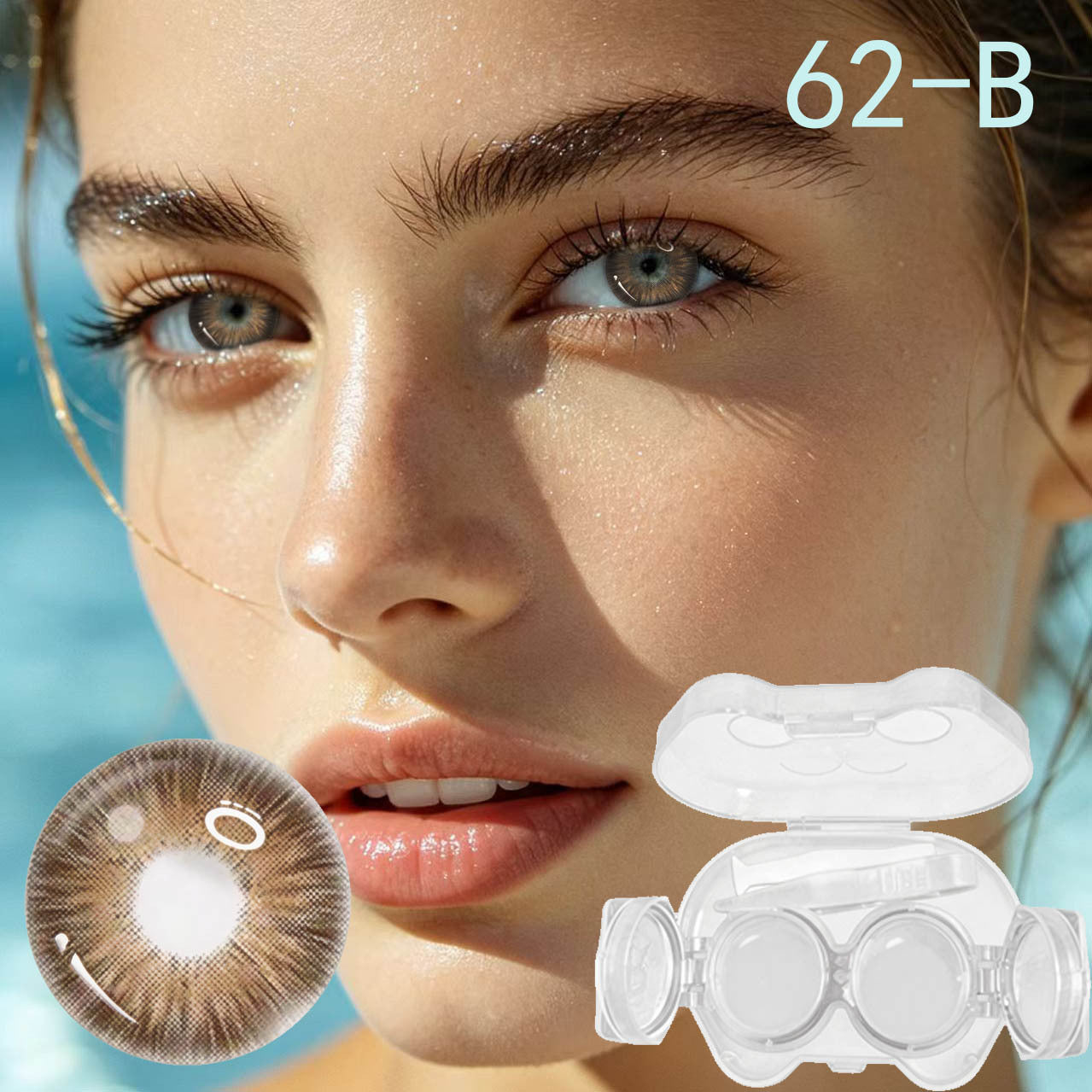 Glue-Free Reusable 3D False Eyelashes - Heartbeat Magnetic-Style Self-Adhesive Lashes, Invisible Natural Big Eye Effect, Long-Lasting Comfortable Wear for Daily Use, Parties & Gifting
