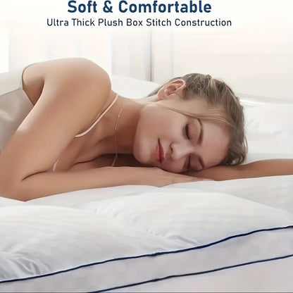 Thickened Pillow Top Mattress Protector Quilted Fitted Cover – Fluffy Soft Breathable Mattress Pad, 8-21" Deep Pocket, Machine Washable, Twin Full Queen King