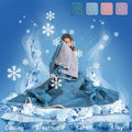 1pc Cooling Blanket, Lightweight Breathable 100% Polyester with Reversible Geometric Design, for Hot Sleepers Night Sweats Relief & Multipurpose Bed Couch Travel Use, Machine Washable, Ideal Gift for Home Comfort, All-Season or Summer Use - Machine Washab