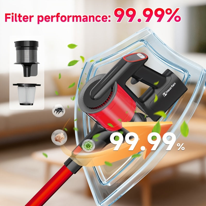 Vacuum Cleaner, 70Kpa High Suction Lightweight Handheld Vacuum, Wet & Dry 2-In-1 Vacuum Mop, All-In-One Smart Washing And Mopping Machine with Self-Cleaning Function, Ideal for Wood Floors, Carpets, And Pet Hair