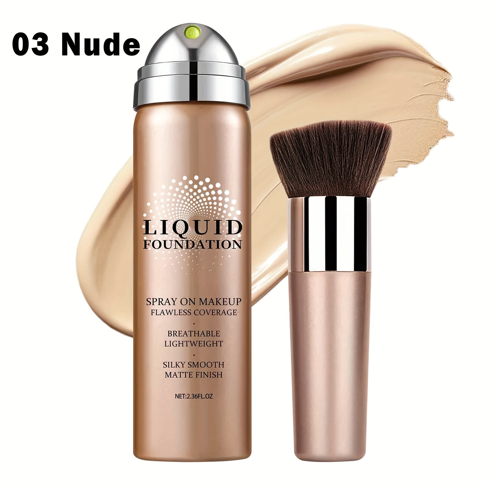 Full Coverage Foundation Liquid Foundation CC Cream Foundation Long-lasting Flawless Matte Face Makeup Foundation