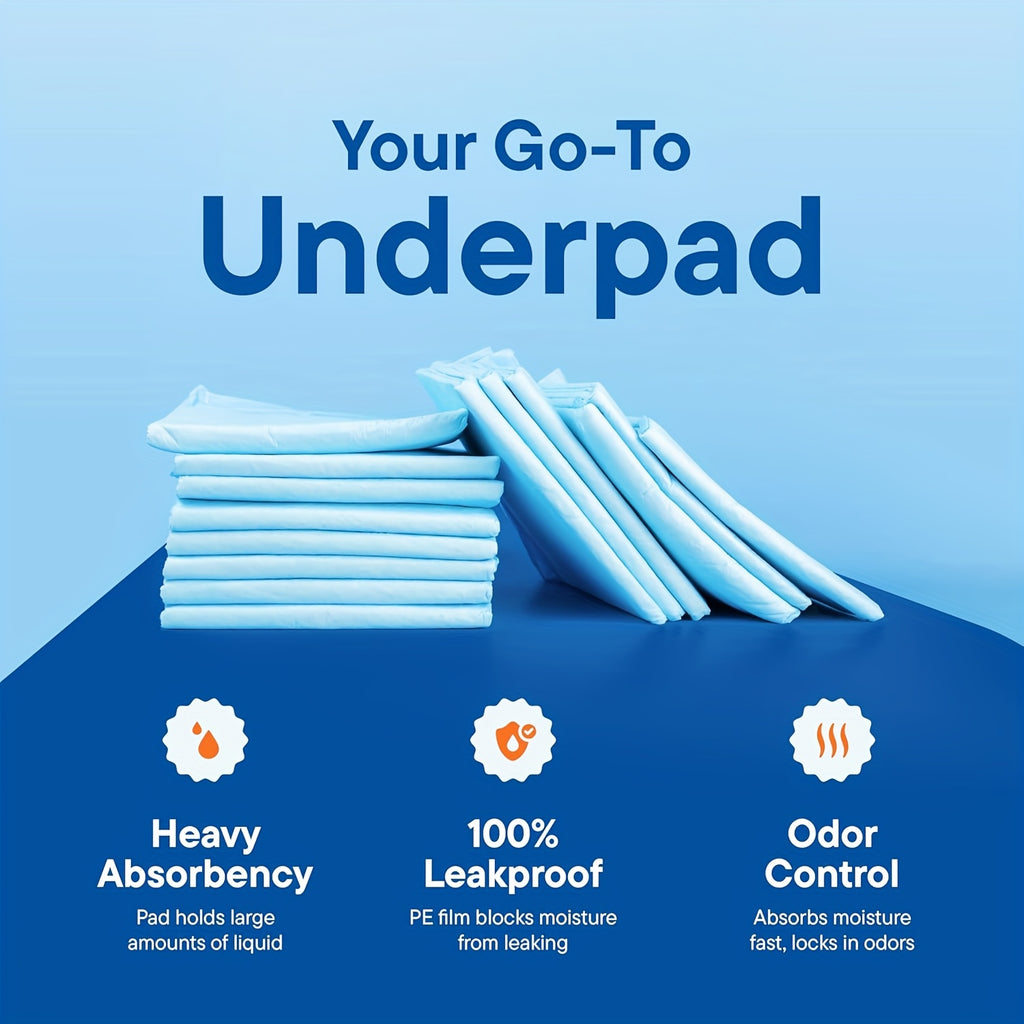 23.62*23.62inch Extra Large Thickened Disposable Adult Pad, Absorbent And Leak-proof Mattress, Suitable for Adults, Seniors, Postpartum Care And Pets
