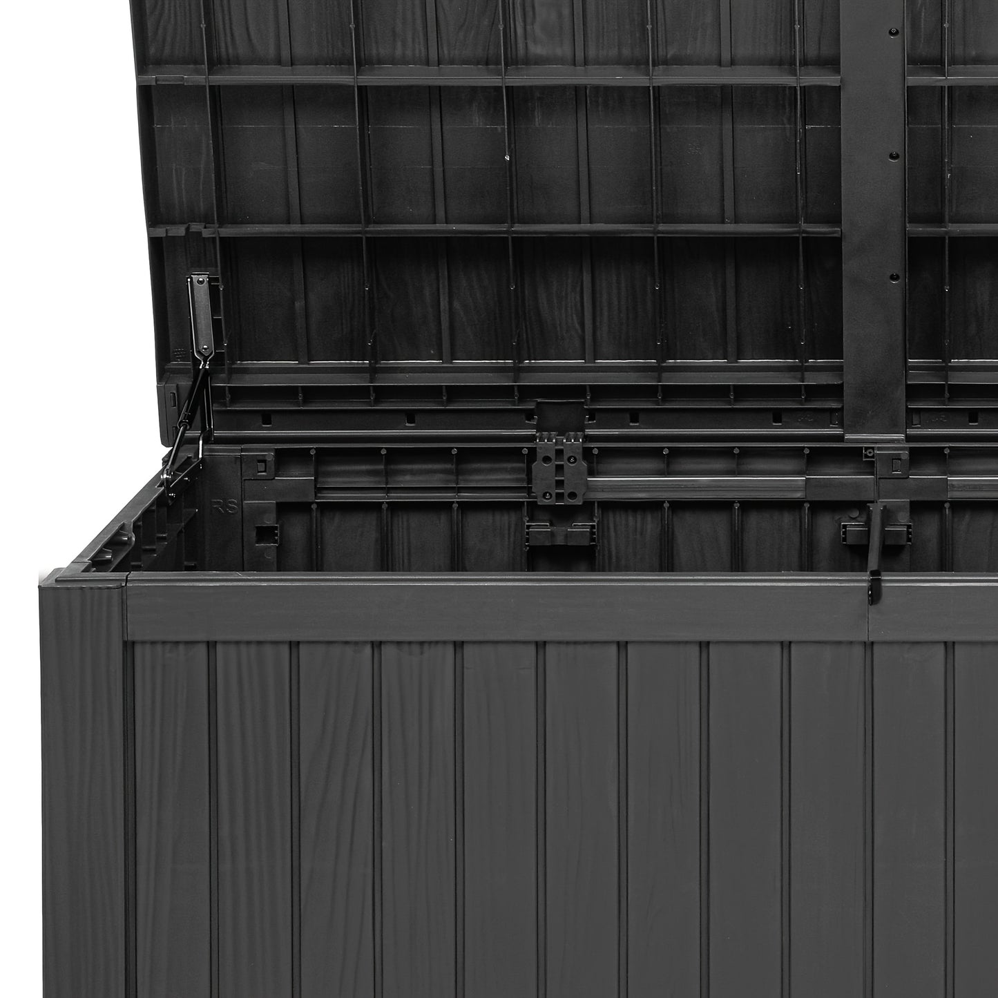 Outdoor Waterproof Resin Deck Box 51 80 150 180 Gallon - Weatherproof Patio Storage Box Bench and Table for Garden Tools Pool Supplies Patio Furniture Brown Black Canada