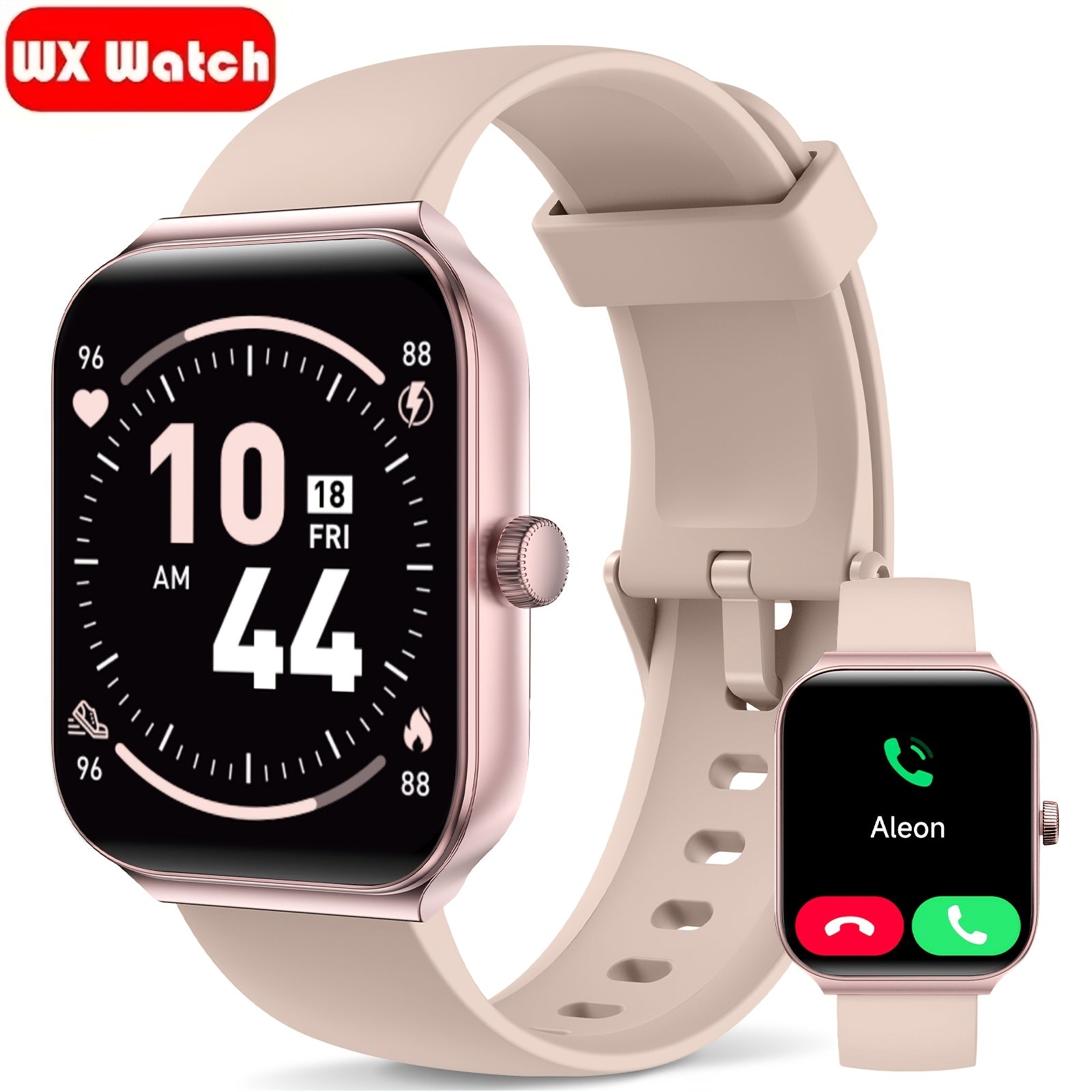Smart Watch with Alexa & Wireless Calling – 1.83" Full Touch Screen, 105+ Sports Modes, 24/7 Health Sleep Tracker, Phone Finder, Remote Camera, Long Battery – Android & iPhone Canada