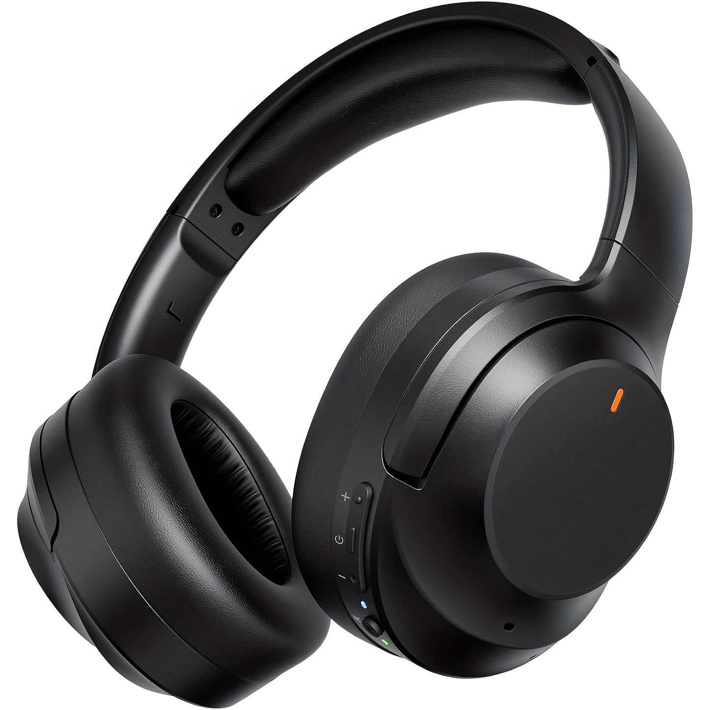Hybrid Active Noise Cancelling Wireless Headphones with Microphone, 30H Playtime, Deep Bass Hi-Fi Audio, Memory Foam Ear Cups, Bluetooth 5.3 Over-Ear Headphones