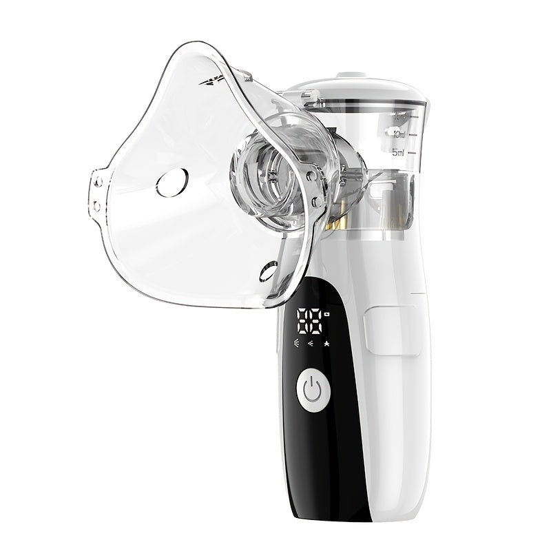 Portable Mesh Nebulizer Inhaler – Handheld Soundwave Technology, Silent Operation, USB Powered, Easy-Clean System, Compact Travel-Friendly for Adults & Kids, Respiratory Care at Home | ShopVora CA
