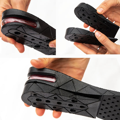 Heel Lift Insoles Adjustable Height 1.18"-3.54" – Invisible Air Cushion Shoe Lifts, Ergonomic EVA Heel Support for Men & Women, Breathable & Trimmable Height Increase Inserts