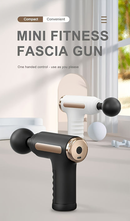 Deep Tissue Massage Gun 10 Speed – USB Rechargeable Handheld Tapping Massager with 4 Massage Heads, Portable for Travel Home Gym, Electric Body Muscle Relaxer Fitness Gift | ShopVora CA
