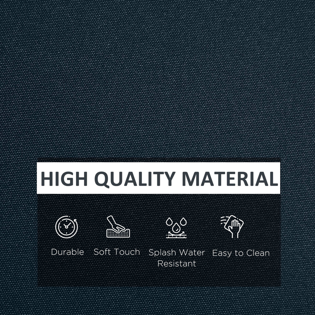 14Pcs Outdoor Cushion Covers, Patio Cushion Covers Replacement for Rattan Sofa Set - No Cushion Included, Navy Blue