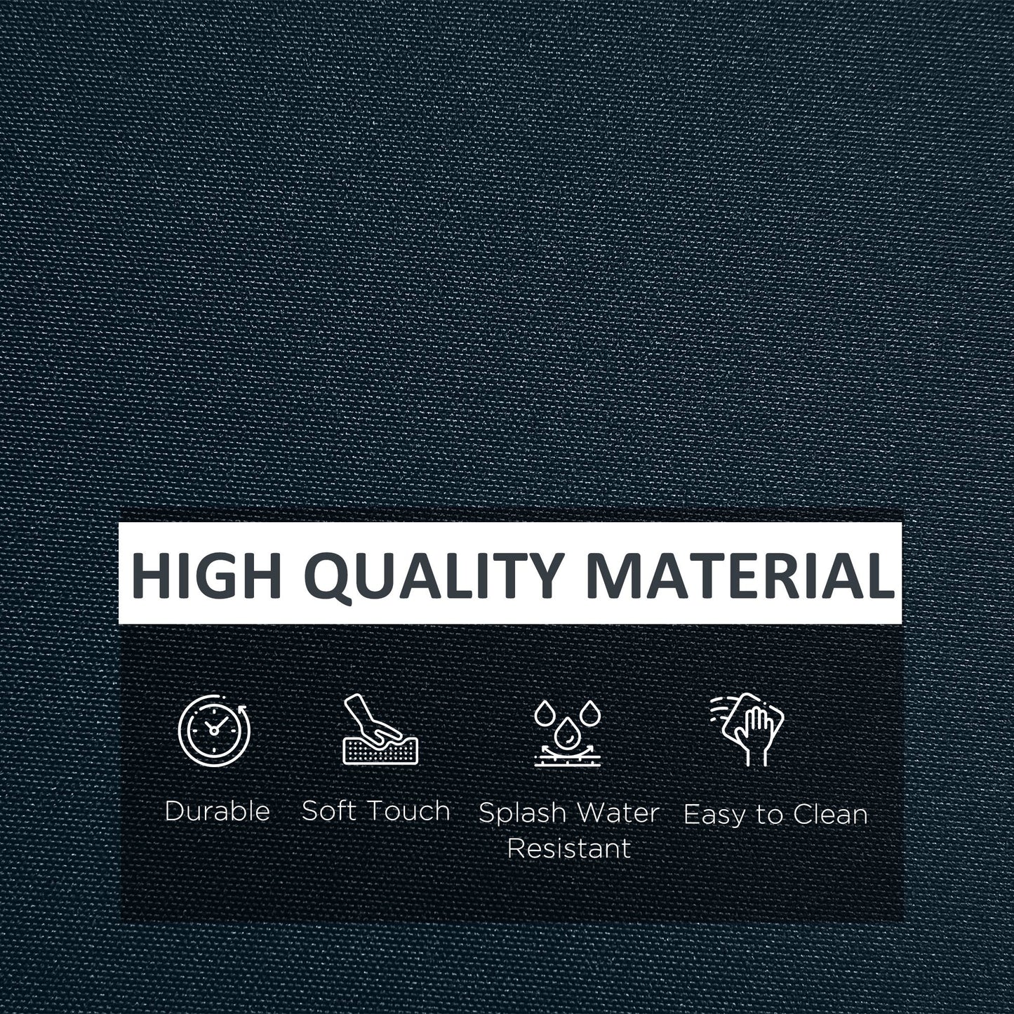 Outdoor Cushion Covers 14 Pcs Replacement for Rattan Sofa Set Polyester Waterproof Dustproof Machine Washable Zipper Closure Navy Blue - Patio Garden Furniture Covers, Canada