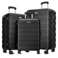 Luggage Sets 3pcs TSA Lock ABS PC Hardside Lightweight Suitcase with 4 Universal Wheels Carry On 20 Inch 24 Inch 28 Inch