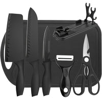 Black Kitchen Knife Set