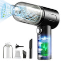 Handheld Vacuum Cleaner Portable Blow and Suction with Side Brushes Anti-Tangle Hair Design Detachable Crevice Tool Low Noise 40dB 7Kpa Suction Power Suitable for Blow & Suction for Cars Home & Office DustIncludes a Crevice Tool | Valentine's Day and New