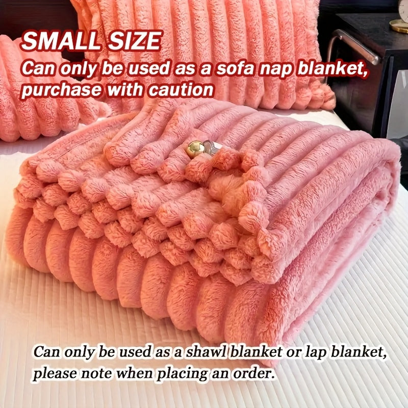 Extra Large Blanket 108 in X 90 in X 90 in Thickened Blanket Soft And Comfortable Faux Rabbit Hair Reversible Blanket Thermal Fleece Blanket Nap Blanket Air Conditioning Blanket Office Outdoor Camping Gift Blanket Perfect for All Seasons