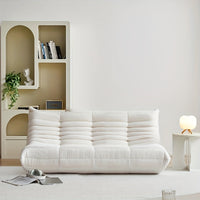 White Three Seater