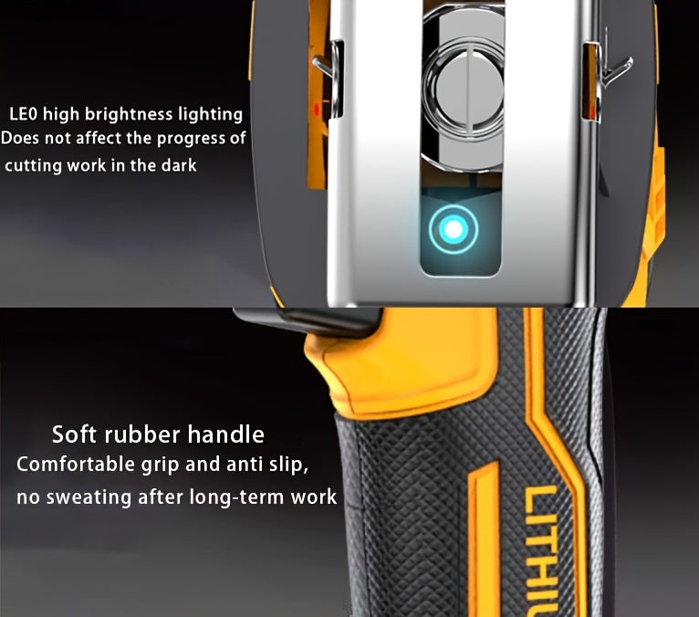 Lithium Electronics, Electric Cordless Saw, Cordless Saw Blade, Cordless Reciprocating Saw, Suitable for Home And Outdoor Use, Suitable for Electric Reciprocating Saw, Cutting Trees, PVC, Thin Wood Boards And Soft Metal Wood