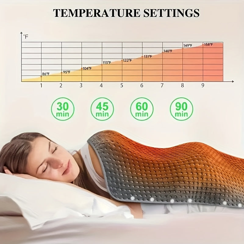 Heating Pad & Foot Warmer, Temperature Settings & Auto Shut Off, Washable Fast Heated Feet Warmers, Electric Heating Pads for Back Feet Shoulders, Etc.