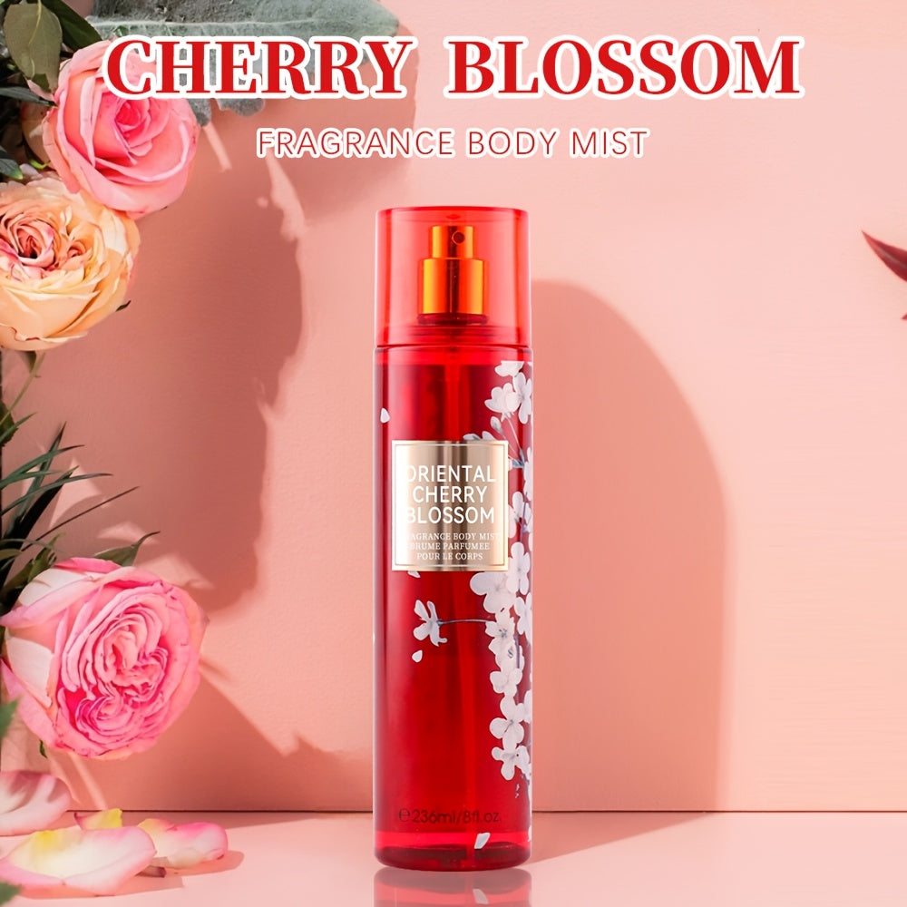 Women's Body Fragrance Mist & Hair Perfume Spray – 13 Long-Lasting Floral Scents, 3oz & 8oz – Daily Wear, Date Night & Gift Set for Women – Cherry Blossom, Rose, Lavender & More