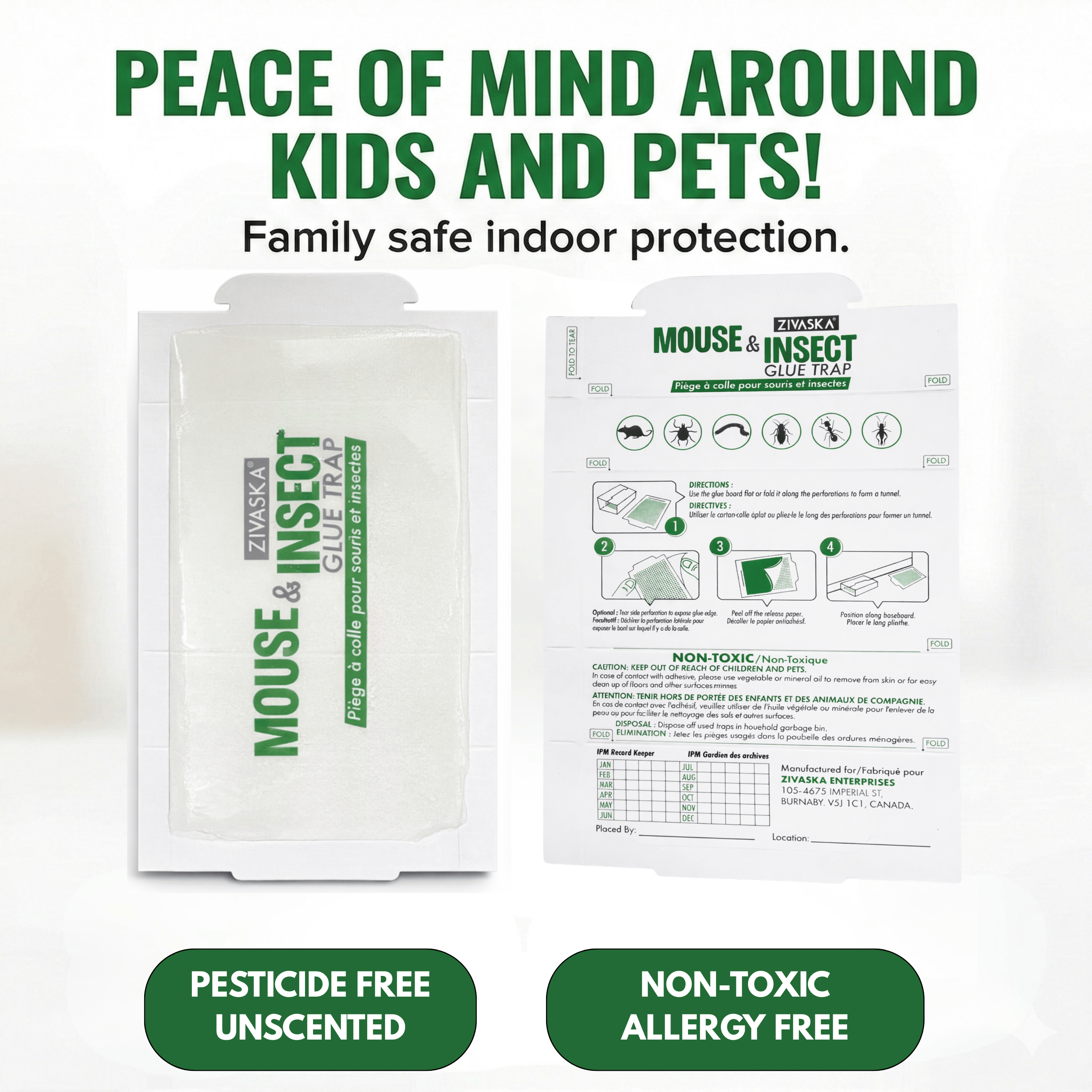 15 / 50 / 100 Mice Traps | Sticky Traps| Mouse Traps | Mouse Sticky Traps | Insect Traps| Foldable Adhesive Capture Boards for Indoor Monitoring | Unscented | No Chemicals | Flat or Tunnel Use