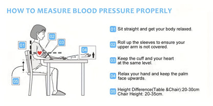 Blood Pressure Monitor Upper Arm, 60-Second Fast Reading, Voice Broadcast, Hypertension Alert, Adjustable Cuff, 2×99 Memory Sets, Home and Travel Adult Health Monitor (Battery Not Included)