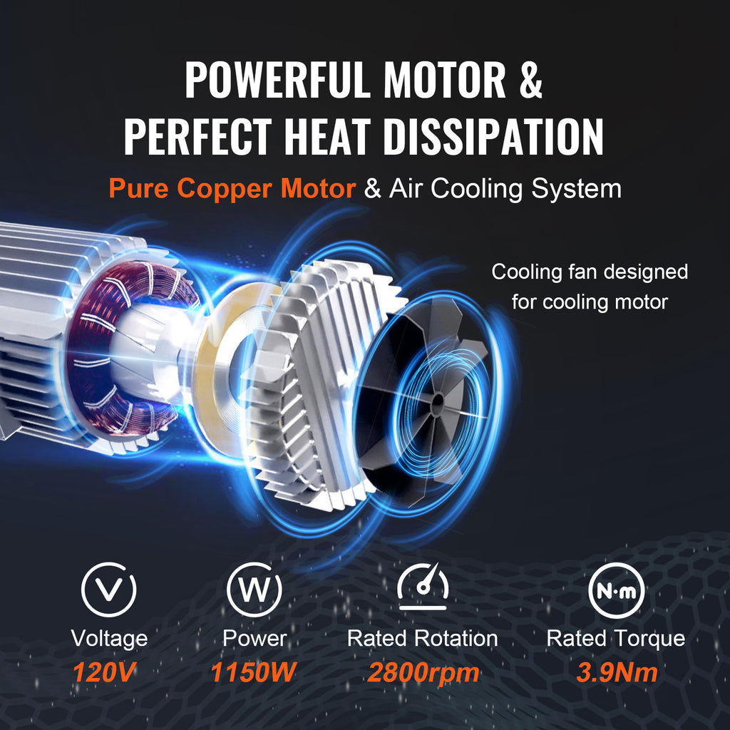 VEVOR Electric Hoist, 440-2200lbs Lifting Capacity, Electric Steel Wire Winch with 14ft Wired Remote Control, 40ft Single Cable Lifting Height & Pure Copper Motor, for Garage Warehouse Factory