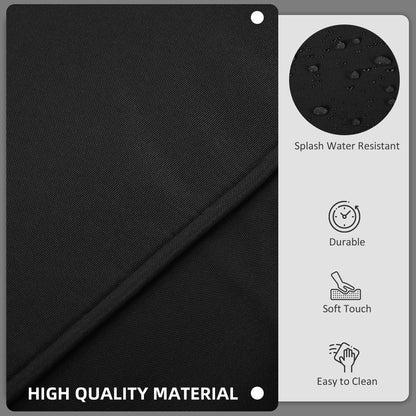 Outdoor Cushion Covers 14 Pcs Replacement for Rattan Sofa Set Polyester Waterproof Dustproof Machine Washable Zipper Closure Navy Blue - Patio Garden Furniture Covers, Canada